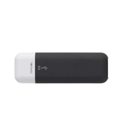 Le lecteur flash USB design Toppoint avec 8 GB de mémoire de la gamme Modular présente un design unique et une finition douce au toucher.