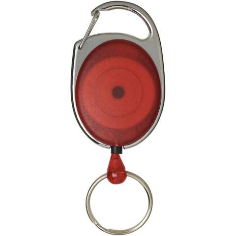 Le rollerclip Gerlos est un article parfait pour tout bureau, salon professionnel, conférence ou piste de ski. Le rollerclip est doté d'un mousqueton et grâce à son mécanisme robuste et à son cordon de 60 cm de long, le visiteur peut facilement attacher un badge pour le présenter et le ranger rapidement. Il est fabriqué en plastique ABS résistant et est disponible en plusieurs couleurs.   