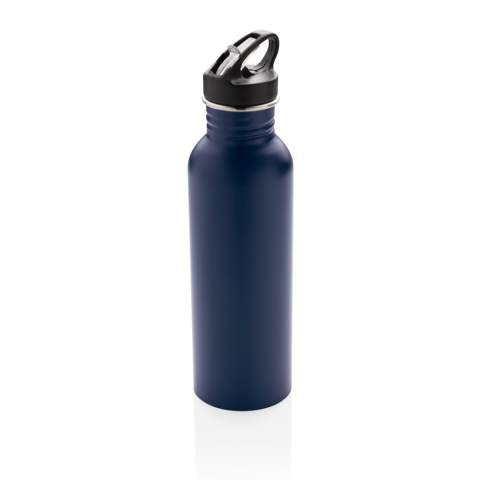 This bottle features a sports lid for fast on-the-go sips while exercising or going through the rush hour! Perfect size and lightweight reusable bottle made from 18/8 durable stainless steel. Recommended for cold water only. Content: 710ml.
