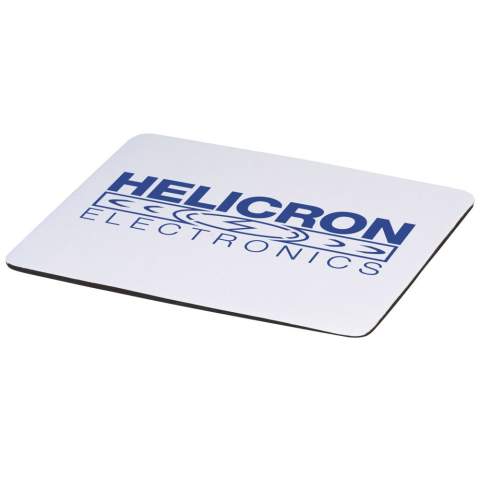 Mouse pad with anti-bacterial additive and a 5 mm Polymerized Styrene Butadiene Rubber (SBR) anti-slip base, keeping the mouse pad in place. The additive is able to effectively reduce the bacterial levels present on the surfaces of the material, with high effectiveness in inhibiting the growth of bacteria and fungi responsible for creating unpleasant smells, staining and degradation of textile and plastic products. Tested according to ISO 20743:2013. 