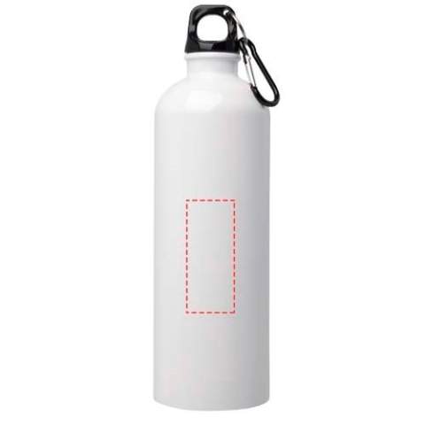 Blijf altijd gehydrateerd met deze duurzame maar lichtgewicht 750 ml waterfles van RCS-gecertificeerd gerecycled roestvrij staal. Het is de perfecte metgezel voor sport, daguitstapjes of voor gebruik op kantoor. De enkelwandige Oregon-fles heeft een draaideksel en biedt voldoende ruimte om elk soort logo toe te voegen. Klem de bevestigde karabijnhaak (niet geschikt om mee te klimmen) stevig vast aan een tas om deze niet te verliezen.