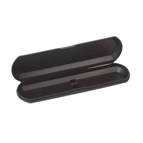 Boitier cadeau en matière synthétique solide. Emballage élégant et protection pour stylos, stylets et porte-mines. Convient pour 1 élément d'écriture.