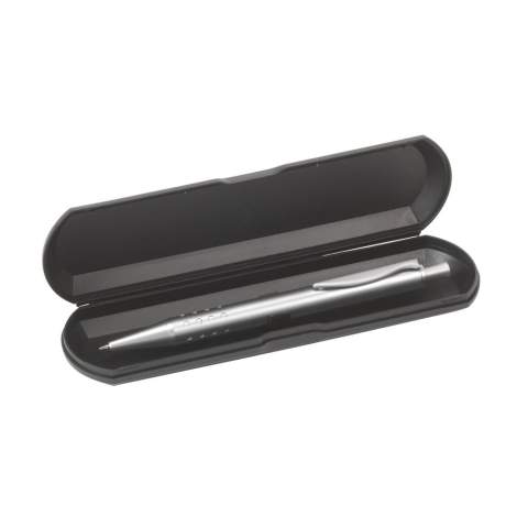 Boitier cadeau en matière synthétique solide. Emballage élégant et protection pour stylos, stylets et porte-mines. Convient pour 1 élément d'écriture.