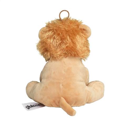 Plush lion. Super soft cuddly toy with embroidered eyes. With  loop.
