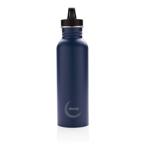This bottle features a sports lid for fast on-the-go sips while exercising or going through the rush hour! Perfect size and lightweight reusable bottle made from 18/8 durable stainless steel. Recommended for cold water only. Content: 710ml.