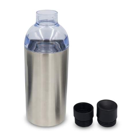 Sturdy double walled stainless steel wine bottle cooler to keep a bottle of wine cool. Thanks to the nifty lid, wine can be served while the bottle remains inside the cooler. Suitable for many shapes of bottles and ideal for a picnic or barbecue party.