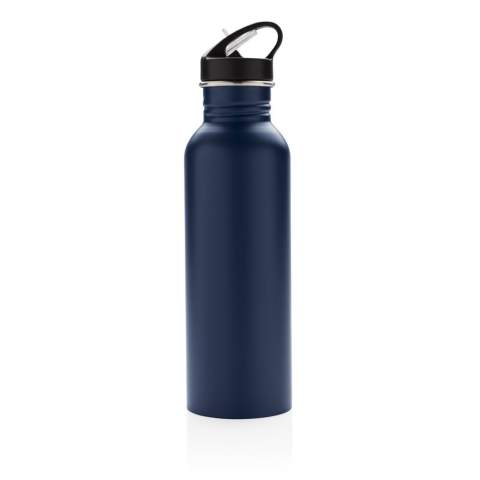 This bottle features a sports lid for fast on-the-go sips while exercising or going through the rush hour! Perfect size and lightweight reusable bottle made from 18/8 durable stainless steel. Recommended for cold water only. Content: 710ml.