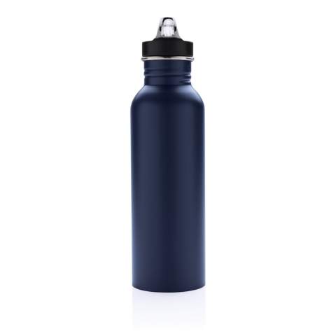 This bottle features a sports lid for fast on-the-go sips while exercising or going through the rush hour! Perfect size and lightweight reusable bottle made from 18/8 durable stainless steel. Recommended for cold water only. Content: 710ml.
