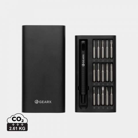 The ultimate high-performance precision bit kit includes essential parts for repairing mobile phones, tablets, PCs and other items. Most electronics life can be extended easily with a simple repair that often can be found in online how to perform. 31 pcs packed in luxury aluminum case. Set includes screwdriver handle. T5H, T6H, T8H, T10H, T15H, SL1.5, SL2.0, SL3.0, SL4.0, PH000, PH00, PH0, PH1, PH2, H1.5, H2.0, H3.0, H4.0, T2, T3, T4, Y0.6, Y1, Y2.5, P2, P5, P6, U2.6, △2.3, Medium plate 2.5. Packed in luxury gift box.<br /><br />PVC free: true