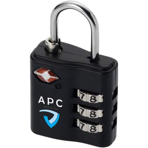 Protégez vos bagages quand vous voyagez avec ce cadenas agréé TSA à trois chiffres. Si la TSA (Administration pour la Sécurité des Transports) doit contrôler votre bagage en votre absence, elle peut l'ouvrir avec son propre passe universel, sans casser le cadenas.