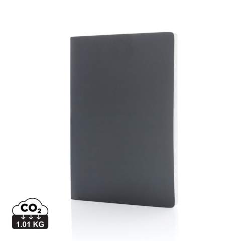 Stop au greenwashing! Carnet de note de la gamme IMPACT en papier de pierre! Le papier de pierre se compose principalement de poudre minérale (80%) liée avec (20%) de HDPE non toxique. Ni eau ni détergeant ne sont utilisés à la fabrication, contrairement à la production de papier traditionnel. Une tonne de papier de pâte de bois traditionnelle utilise 2770 litres d'eau et 18 arbres. Ce magnifique cahier en papier A5 en pierre en utilise zéro! Papier doux au toucher et velouté pour une écriture fluide. 64 feuilles / 128 pages de papier pierre ligné blanc 170 g / m2. La couverture est également entièrement faite de papier de pierre. Économisez de l'eau et utilisez de véritables matériaux durables. En mettant l'accent sur l'eau, 2% des recettes de chaque produit Impact vendu seront reversés à Water.org.<br /><br />NotebookFormat: A5<br />NumberOfPages: 128<br />PaperRulingLayout: Pages lignées