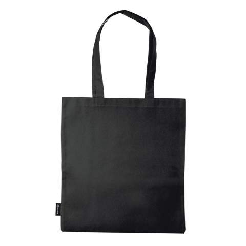 Non-woven schoudertas met lange hengsels. Groot drukoppervlak.