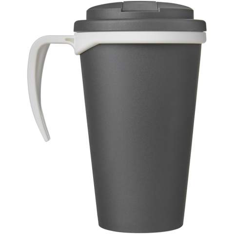 Mug isotherme à double paroi avec couvercle anti fuites à visser. Le couvercle permet d'éviter les fuites et se fixe sans silicone. Vous pouvez mélanger et assortir les couleurs pour créer le mug parfait. Fabriqué au Royaume-Uni. Livré dans une boîte cadeau blanche. Sans BPA.