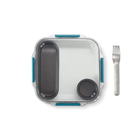Inspired by the very first lunch box design from Black+Blum. Designed to look like a ceramic bowl, the Lunch Box Original includes an inner container as well as a leak-proof sauce pot with a garnish area in the lid, and a stainless-steel fork. Microwave and dishwasher safe, apart from tritan lid.