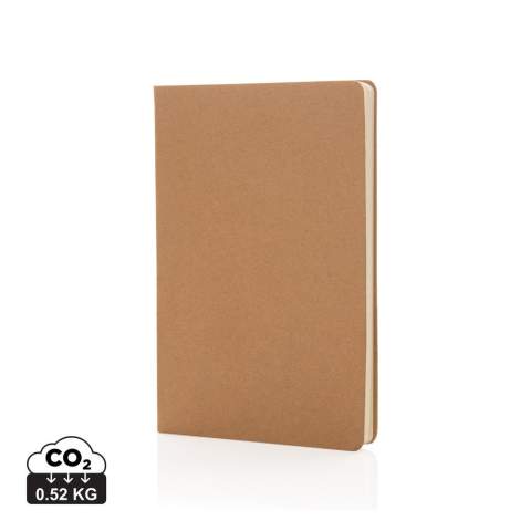 Carnet de notes avec couverture rigide, certifié FSC®,  avec marque-page. 80 feuilles/160 pages (papier crème certifié FSC®).<br /><br />NotebookFormat: A5<br />NumberOfPages: 160<br />PaperRulingLayout: Pages lignées