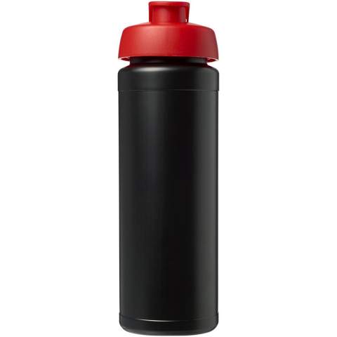 Single-wall sport bottle with integrated finger grip design. Features a spill-proof lid with flip top. Volume capacity is 750 ml. Mix and match colours to create your perfect bottle. Contact customer service for additional colour options. Made in the UK. BPA-free. EN12875-1 compliant and dishwasher safe.