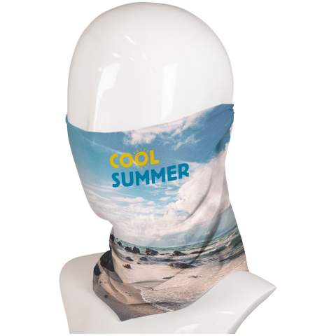 Tragen Sie diesen Schal als Gesichtmaske um sich und die Menschen um Sie herum zu schützen, als Bandana oder als Mütze. Die Wahl is Ihre. Dieser multifunktionelle Schal kann all over mit einem Sublimationsdruck veredelt werden. Ein Druck auf der Rückseite ist optional. Die Materialfarbe des Schals ist weiß. Die Maske enthält keinen Filter und ist nur für den persönlichen Gebrauch geeignet. Waschen vor Gebrauch. ACHTUNG: Dies ist keine medizinische Maske oder eine PPE. Die Maske enthält keinen Filter und ist nur für den persönlichen Gebrauch geeigent. Waschen vor Gebrauch.