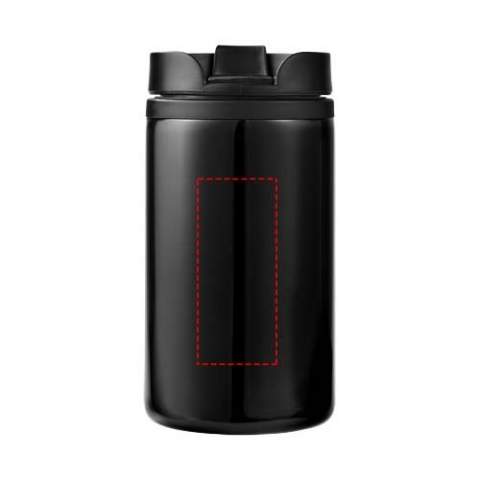 The Mojave 250 ml insulated tumbler keeps hot drinks warm for a longer period. Thanks to its solid but sleek design, any logo placed on this tumbler catches the eye. The combination of PP plastic and stainless steel makes the Mojave a strong tumbler that resists corrosion and is easy to clean. The twist-on lid ensures smooth opening and closing of the tumbler, and makes the beverage easy to drink.