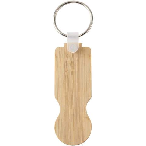 Le porte-clés pour chariot Ronan est fabriqué en bambou et est conçu pour s'adapter à la plupart des chariots de supermarché, vous permettant de les déverrouiller sans pièce ni jeton.