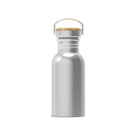 Stainless steel single wall water bottle. This 100% leak-proof bottle is suitable for cold, non-carbonated drinks. Powder coating for a premium look. Comes packaged in a gift box.