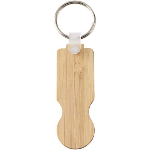 Le porte-clés pour chariot Ronan est fabriqué en bambou et est conçu pour s'adapter à la plupart des chariots de supermarché, vous permettant de les déverrouiller sans pièce ni jeton.