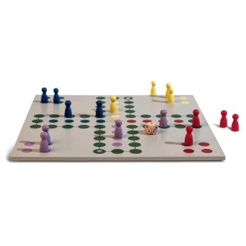The game anyone can play and everyone loves. A classic Ludo made from FSC wood in ByOn's signature colors. Designed just a little differently to enjoy it even more, both while playing, but also when not used w, the game should blend in (or stand out) in your home environment.