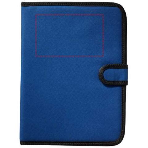 Portfolio with hook & loop closure, pen loop, document pocket and 20 pages lined notepad. Pen and accessoires not included.