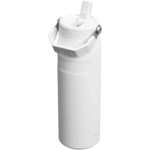 De 700 ml IceFlow™ 2.0-waterfles is voorzien van innovatieve AeroLight™-technologie, waardoor hij 33% lichter is dan traditionele roestvrijstalen flessen. De hoogwaardige isolatie van gesponnen staal houdt je water urenlang heerlijk koud, perfect voor zowel sportieve activiteiten als dagelijks gebruik. Dankzij het inklapbare handvat draag je hem moeiteloos overal mee naartoe. Het openklapbare deksel heeft een royale drinkopening en een ingebouwd rietje voor snelle hydratatie – klap het open om te drinken en sluit het weer eenvoudig. De afneembare schenktuit maakt grondige reiniging mogelijk, zodat je bij elke slok verzekerd bent van fris, puur water.

