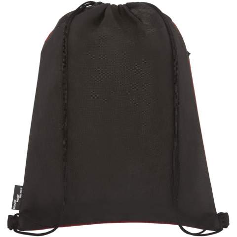 The Ross bag has a main compartment with drawstring closure in black colour. Designed with heathered colour effect in the front panel and black colour in the back panel. Features a zippered front pocket. Resistance up to 5 kg weight. There may be minor variations in the colour of the actual product due to the nature of the fabric dyes, weaves, and printing.