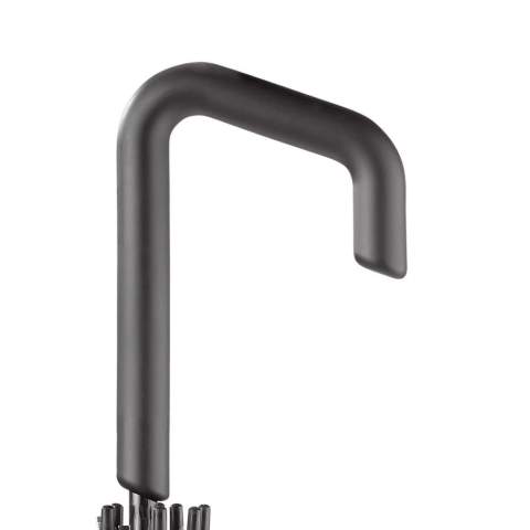 Parapluie de luxe avec manche design. Le cadre est entièrement en fibre de verre et résiste au vent.