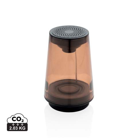 Haut-parleur 5W puissant au design transparent. Batterie de 1200 mAh pour une autonomie de 5 heures sur une charge et BT 5.0 pour une connexion rapide et jusqu'à 10m. Micro intégré pour les appels mains libres. Modèle déposé®<br /><br />HasBluetooth: True<br />NumberOfSpeakers: 1<br />SpeakerOutputW: 5.00