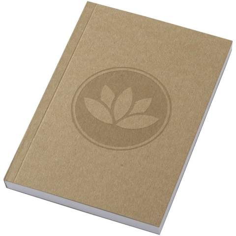 Le carnet A6 à couverture souple recyclée en kraft Novella Austen est un fantastique cadeau de papeterie, grâce à sa polyvalence. Le cahier contient 100 feuilles de papier recyclé de 80 g/m². Les feuilles sont unies (standard), pour l’ajout de dessins, de lignes, de carrés ou de dessins personnalisés. La couverture est en carton kraft naturel de 350 g/m². Pour un effet vraiment spectaculaire, vous pouvez également ajouter une impression en couleur sur l’ensemble de la couverture (recto, verso, dos). Fabriqué au Royaume-Uni.