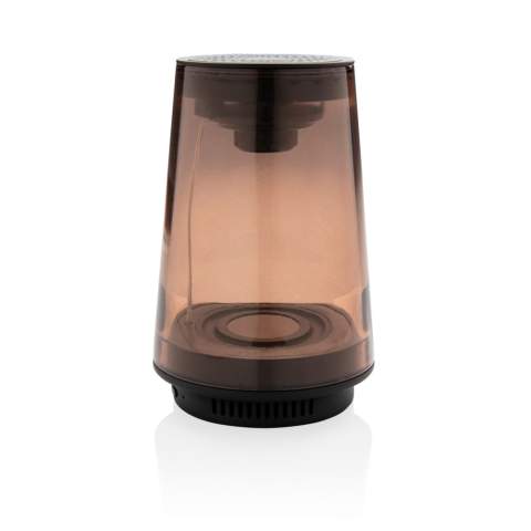 Haut-parleur 5W puissant au design transparent. Batterie de 1200 mAh pour une autonomie de 5 heures sur une charge et BT 5.0 pour une connexion rapide et jusqu'à 10m. Micro intégré pour les appels mains libres. Modèle déposé®<br /><br />HasBluetooth: True<br />NumberOfSpeakers: 1<br />SpeakerOutputW: 5.00