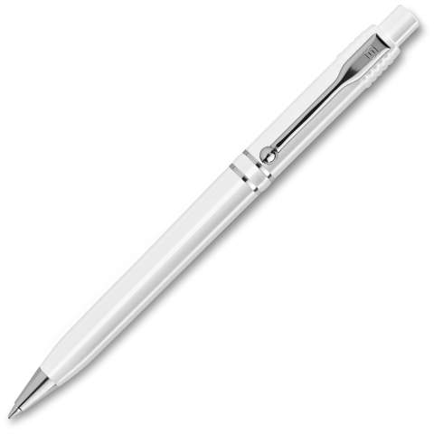 Eines der beliebtesten Modelle von Stilolinea ist das Hardcolour Modell Raja-Chrome mit farbigen Gehäuse und Metallelementen. Ausgestattet mit einer großen blau schreibenden Refill-Mine. Der Druckkugelschreiber besteht aus ABS und Metall und wird in Europa hergestellt. Ab einer Abnahmemenge von 5.000 Stück sind eigene Farbkombinationen möglich.