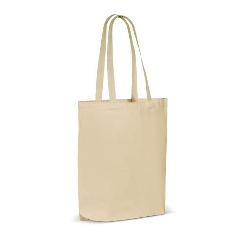 Sac 280 gr/m2 anses longues avec soufflet . Idéal pour les activités promotionnelles et les utilisations quotidiennes, ce sac certifié OEKO-TEX® 100 sans matières nocives est un choix  durable. Il peut-être marqué en   transfert digital, en sérigraphie ou puff print ( encres gonflantes). Avec le marquage en transfert digital le prix reste le même peu importe le nombre de couleurs de marquage. Tous nos produits sont testés et certifiés, et répondent  aux normes sociales.
