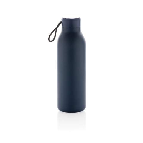 The Avior RCS Recycled stainless steel vacuum bottle is designed for long-lasting enjoyment of your drinks! The double-wall recycled stainless steel vacuum construction keeps beverages chilled for up to 20 hours or warm for up to 10 hours. This bottle fits most standard car cup holders so you can bring it with you anywhere. Made with RCS (Recycled Claim Standard) certified recycled materials. RCS certification ensures a completely certified supply chain of the recycled materials. Total recycled content: 82% based on total item weight. BPA free. Capacity 500ml. Including FSC®-certified kraft packaging. Repurpose the box into a phone holder, pencil holder or flower pot!<br /><br />HoursHot: 10<br />HoursCold: 20