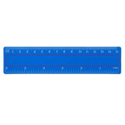 Flexible lightweight plastic ruler with markings available in both inches and centimetres. Please note, the ruler markings are printed along with artwork, plain stock rulers will not carry markings.