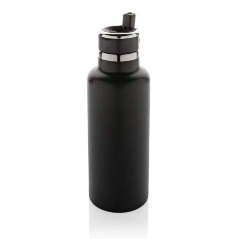 Diese ultimative Stainless-Steel-flasche mit Trinkschnauze hält Ihr Getränk bis zu 5 Stunden warm oder bis zu 15 Stunden kalt. Hergestellt aus RCS-zertifiziert (Recycled Claim Standard) recycelten Materialien. Die RCS-Zertifizierung gewährleistet eine vollständig zertifizierte Lieferkette für die recycelten Materialien. Gesamter recycelter Inhalt: 83%, bezogen auf das Gesamtgewicht des Artikels. BPA-frei. Nur Handwäsche Fassungsvermögen 600ml. Nur Handwäsche. Einschließlich FSC®-zertifizierter Kraftverpackung.<br /><br />HoursHot: 5<br />HoursCold: 15