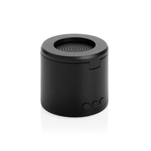De Magpulse RCS Recycled Plastic 3W Speaker combineert helder geluid met praktische functionaliteit in een compact, stijlvol ontwerp. Uitgerust met een magnetische houder, kan hij ook dienen als een handige telefoonstandaard, waardoor hij perfect is voor handsfree bellen of het streamen van je favoriete content. De 3W speaker levert rijke audio met een geïntegreerde subwoofer, en BT 5.4 zorgt voor naadloze automatische koppeling met apparaten tot 10 meter afstand. Met een oplaadbare batterij van 400 mAh biedt de speaker tot 3 uur speeltijd op 50% volume en is hij in slechts 1,5 uur opgeladen via de meegeleverde USB-C-kabel. De behuizing is gemaakt van RCS-gecertificeerd gerecycled ABS-kunststof. RCS (Recycled Claim Standard) is een standaard om het gerecyclede materiaal van een product te verifiëren in de gehele toeleveringsketen. Totaal gerecycled materiaal: 35% op basis van het totale artikelgewicht. Deze speaker is PVC-vrij en verpakt in een FSC-gecertificeerde kraftdoos.<br /><br />NumberOfSpeakers: 1<br />SpeakerOutputW: 3.00<br />PVC free: true