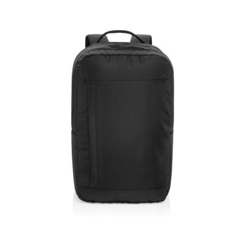 Der Swiss Peak Aware™ RPET Edin 100% Recycled 15,6" Laptop Rucksack aus 100% recyceltem PET kombiniert Funktionalität und Nachhaltigkeit für Ihre geschäftlichen Anforderungen. Mit passendem rPET-Futter und einem Laptopfach, das für 15,6- und 16-Zoll-Laptops geeignet ist. Außerdem verfügt er über ein Reißverschlussfach auf der Vorderseite, ein mittleres Reißverschlussfach mit einer Netztasche, zwei Einstecktaschen in Reisepassgröße und einer offenen Stifttasche. Mit einem Luggage-Strap für einfaches Reisen und einem Gurtbandgriff an der Oberseite wurde dieser Rucksack mit Blick auf Komfort entwickelt. Alle Komponenten, vom Gurtband bis zu den Reißverschlüssen und Schnallen, sind aus recycelten Materialien hergestellt. Hergestellt aus recyceltem Polyester, das mit dem AWARE™-Tracer versehen ist. 2% des Erlöses jedes verkauften Produkts mit AWARE™ werden an Water.org gespendet. PVC-frei.<br /><br />FitsLaptopTabletSizeInches: 15.6<br />PVC free: true
