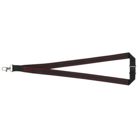 Lanyard for holding a name badge, ID card or keys. Breakaway closure eliminates choking hazards. Second location setup charge waived if both sides decorated with same artwork. Run charges still apply.