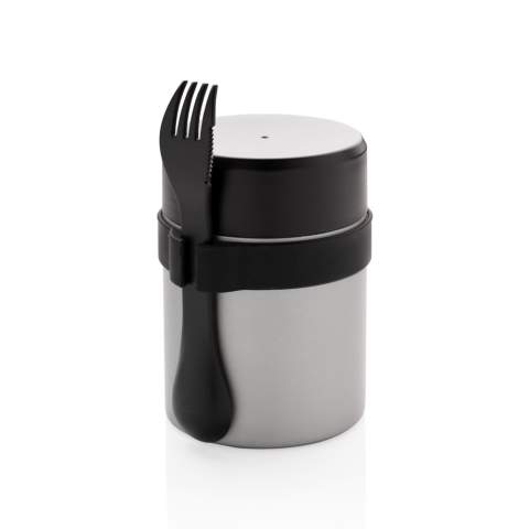 Boîte alimentaire hermétique de 400ml en acier inoxydable. Une couche de céramique a été appliquée sur toute la paroi intérieure afin d'améliorer l'expérience de consommation et d'éliminer le goût métallique. Garde les boissons chaudes jusqu'à 5h et froides jusqu'à 15h.<br /><br />HoursHot: 5<br />HoursCold: 15