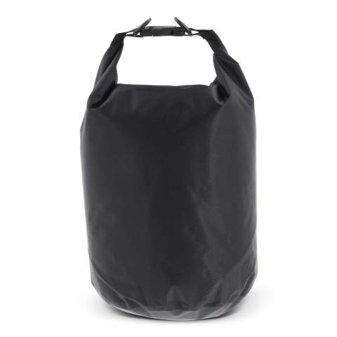 Waterwerende tas voor bijvoorbeeld op het strand, op de boot of tijdens een wandeling. Gevuld met lucht blijft de tas in noodgevallen ook tijdelijk op het water drijven. Met de extra ring en karabijnhaken is deze tas ook eenvoudig als schoudertas te gebruiken. Waterafstotend IPX6, bestand tegen hoge druk waterstromen uit alle richtingen. Houd de tas niet onder water.