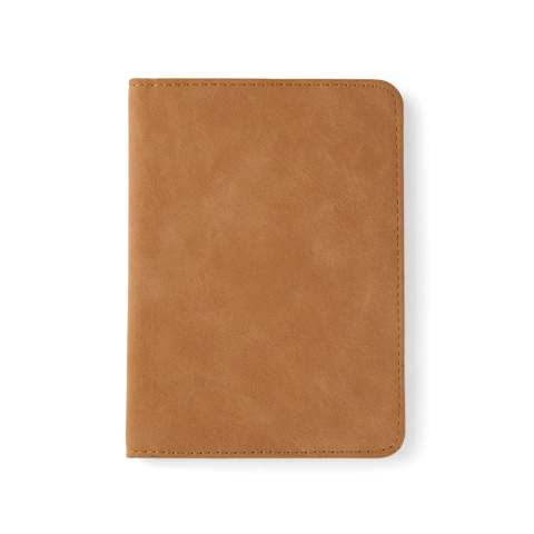 Stay organized and travel securely with our elegant passport holder, designed with built-in RFID protection to prevent unauthorized scanning. Perfect for both business trips and vacation adventures. The holder features practical compartments for your passport, boarding passes, and credit cards, making it easy to keep everything in one place. Certified by RCS (Recycled Claim Standard), RCS certification guarantees that the entire supply chain of recycled materials is certified. The total recycled content is based on the overall product weight. This product contains 23% RCS certified recycled polyester and 10% RCS certified recycled PU.