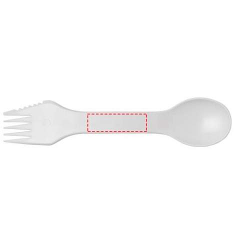 The lunchtime essential Epsy Rise spork is available in a range of colours, and any logo/design can be added through relief moulding, giving an embossed effect. Made in the UK.