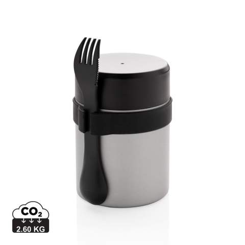 Boîte alimentaire hermétique de 400ml en acier inoxydable. Une couche de céramique a été appliquée sur toute la paroi intérieure afin d'améliorer l'expérience de consommation et d'éliminer le goût métallique. Garde les boissons chaudes jusqu'à 5h et froides jusqu'à 15h.<br /><br />HoursHot: 5<br />HoursCold: 15