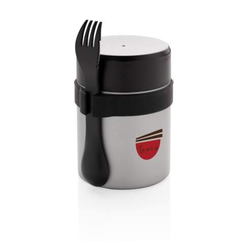 Boîte alimentaire hermétique de 400ml en acier inoxydable. Une couche de céramique a été appliquée sur toute la paroi intérieure afin d'améliorer l'expérience de consommation et d'éliminer le goût métallique. Garde les boissons chaudes jusqu'à 5h et froides jusqu'à 15h.<br /><br />HoursHot: 5<br />HoursCold: 15