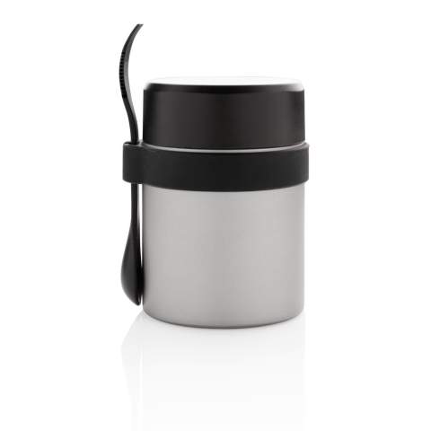 Boîte alimentaire hermétique de 400ml en acier inoxydable. Une couche de céramique a été appliquée sur toute la paroi intérieure afin d'améliorer l'expérience de consommation et d'éliminer le goût métallique. Garde les boissons chaudes jusqu'à 5h et froides jusqu'à 15h.<br /><br />HoursHot: 5<br />HoursCold: 15