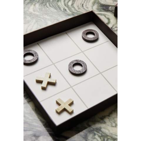 Classic criss cross game, but a much more fun and stylish design. The game is delivered in a nice storage box which also becomes a lovely interior decoration for the home.