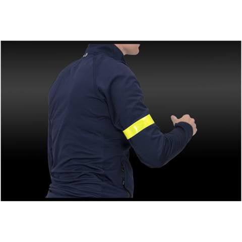 Slap wraps provide 360 visibility in the dark and are ideal for carrying promotional messages. By using these certified slap wraps you make traffic safety a feature of your brand. A slap wrap is an elongated reflector with a specially developed spring welded inside. With a light slap it easily curls around the arm or ankle. Available in various sizes, and in white or yellow colour. Features a florescent RFX™ soft reflective film made from phthalate free PVC or the more sustainable option TPU. Materials have been tested in accordance with SVHC (Substances of Very High Concern) REACH candidate list and are free of phthalates. The slap wraps are CE tested and approved in accordance with EN 17353 type B 2. Supplied with an information sheet. Made in Europe.